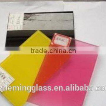 5mm,6mm,10mm colored laminated glass for sale with ISO9001