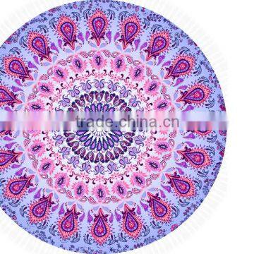 Mandala Round Beach Towel