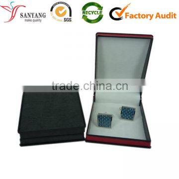 Factory cheap sale personal cuff link box oem packaging box manufacturer