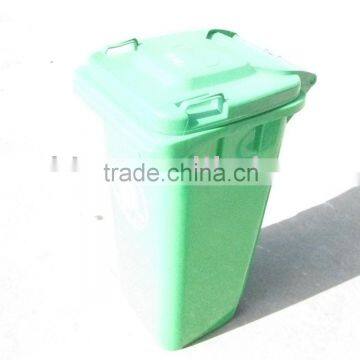 Outdoor 120L plastic with wheels garbage bin