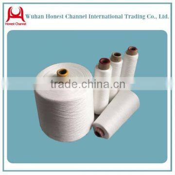 40/2 Raw White Low Elongation Spun Polyester Yarn for Sewing Thread photo-3