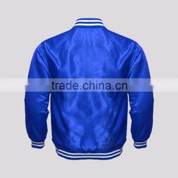 Custom Satin College Varsity Jacket/ Letterman Varsity Jacket / Baseball Varsity Jacket photo-2