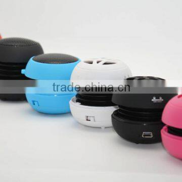 Wholesale Small Hamburger Computer Portable Speaker With Usb Port Promoting Gift photo-2