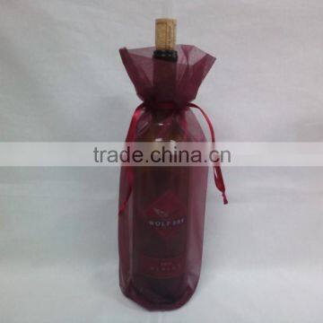 promotional custom organza party wine bag