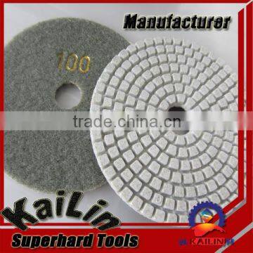 wholesale price 4" wet polishing pads for granite marble stone