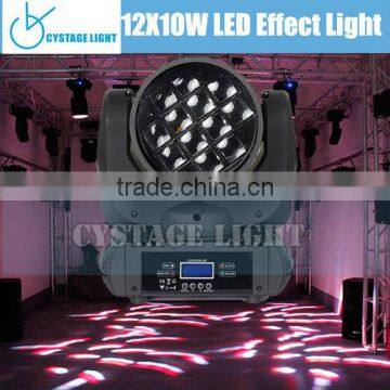 12X12W Cree Quad Mini LED DJ Moving Effect Light