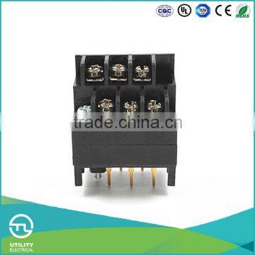 UTL Factory For Sale 2 To 24 Pins PBT Ul94V0 Types Of Electric Pcb Screw Terminal Block Connector Pitch 7.62mm photo-3