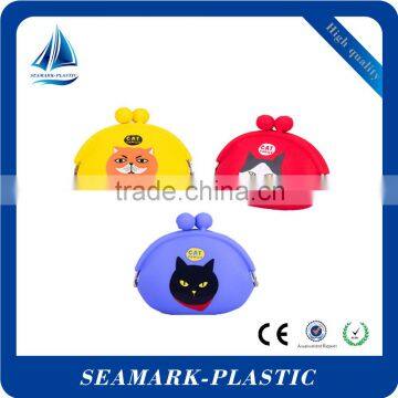 2016 wholesale promotional silicone printed coin bags coin purse