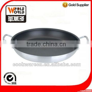 NON-STICKING Aluminum FRYING Pan with double stainelss steel