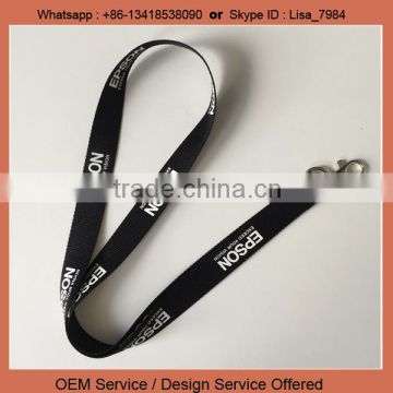 custom color and logo cheap satin polyester lanyard company lanyard logo