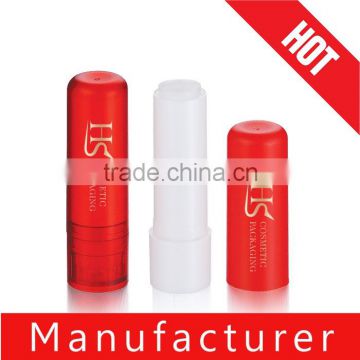 Custom Empty Bright Red Round Lip Balm Containers