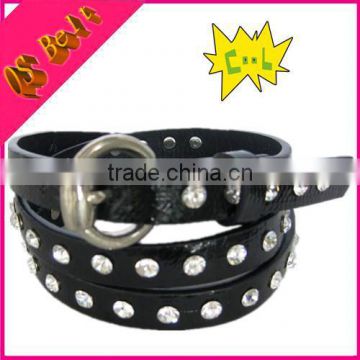 2016 China supplier casual women waist pu fashion buckle belt