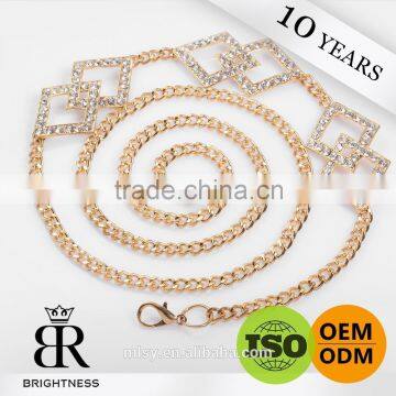 Hot fix rhinestone chain of rhinestone belt Brightness F1-80127