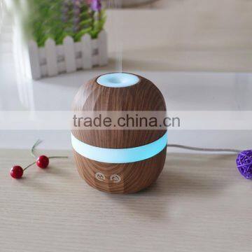 Home Appliances Humidifier Wood Grain Colorful Night Light Aroma Diffuser Machine photo-2