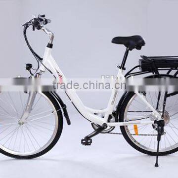 Wuxi Riches Cheap City Lady Aluminium Case Lithium Battery Electric Bikes Electric Bicycle (Model CTB430U)