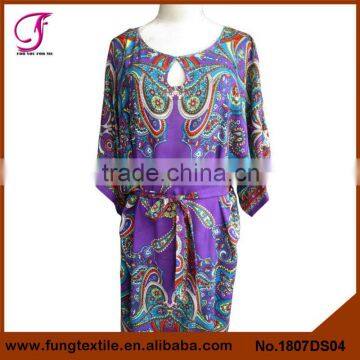 1807DS01 Medium Style With Belt Kaftan Dresses Dubai Quality Choice photo-4