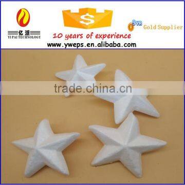 Yiwu Yipai 2015 hot sales white EPS styrofoam solid star for DIY decoration