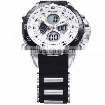 WEIDE New Waterproof Military Watch Fashion Watch Company Rubber Bracet Diver Waterproof LCD Silicone Watch Manufacture photo-3