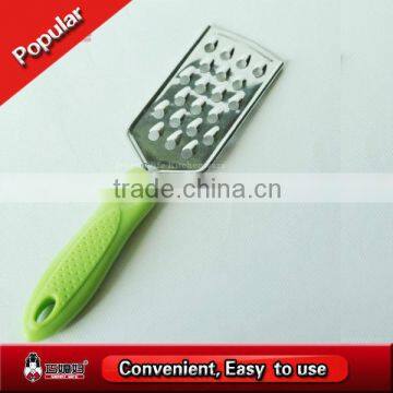 Household Tools Kitchen Grater With Green Plastic Handle