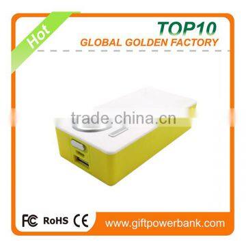 2016 new design mobile portable power bank with camera function
