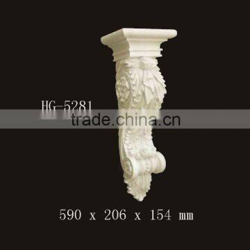 pu moulding/ pu exotic corbel for interior & exterior decoration