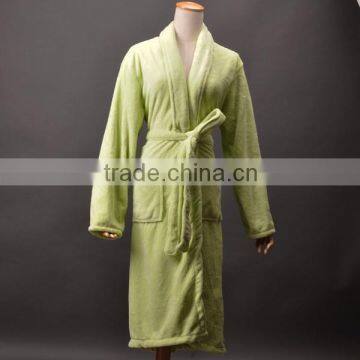 Wholesale Girls Red Flannel Fleece Bathrobe photo-6