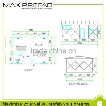 low cost prefabricated house and wall panels