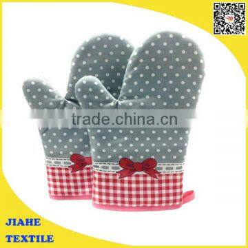 china wholesale 100% cotton printed oven mitt and pot holder set for kitchen