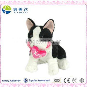 Cute dog plush toy for Valentine's Day