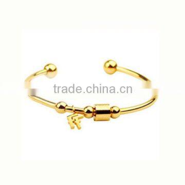 Open bangles design stainless steel new style bracelet latest style fashion bracelets new popular bracelets in gold IPG LB8386-1