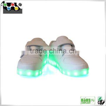 Hot selling simple led casual shoes with battery, colorful led shoes for women