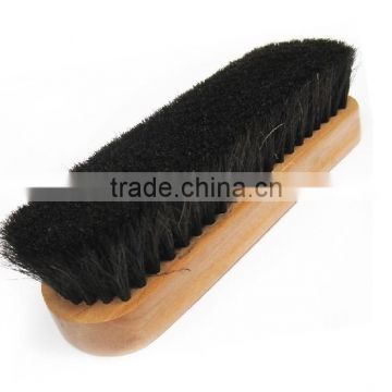 Wood shoe cleaning brush