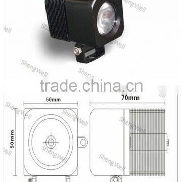 2"10W 9-32V Square CREE led work light Spot beam LED driving light 1year warranty IP67 led work lamp atv led work light