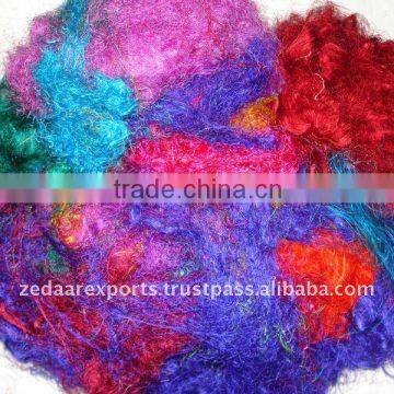 Sari silk waste