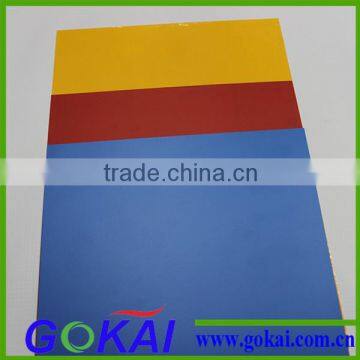 Glossy surface colorful anti-uv pvc rigid sheet price