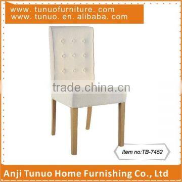 Dining chair,Hotel&home use,Modern,with 9 buttons on back,Piping around,TB-7452