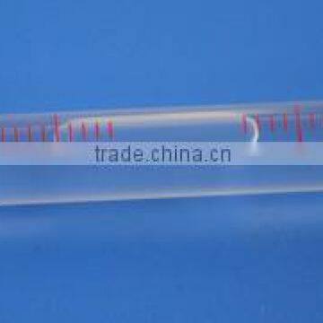 14X100MM high accuracy column frame level bubble vials/glass bubble level