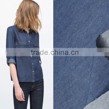 washed cotton denim fabric construction