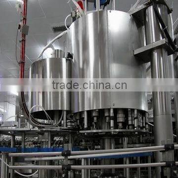 Automatic rinsing filling capping machinery/ 3 in 1 filling monobloc and complete line