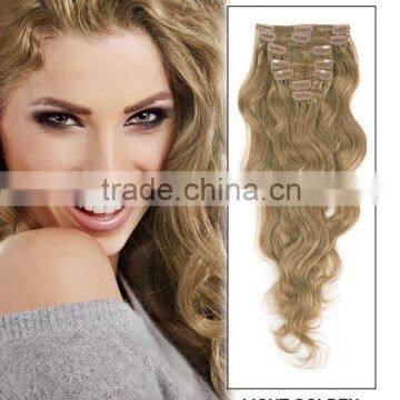 2015 Clip on Hair 100% Human Hair photo-6