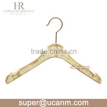 HRW-8610W antique white wood clothes coat hanger