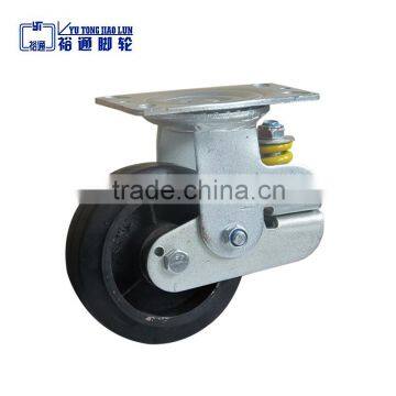Chinese Factory Supply Spring Shock Absorption Caster Wheel for Energy Mineral Equipment photo-5