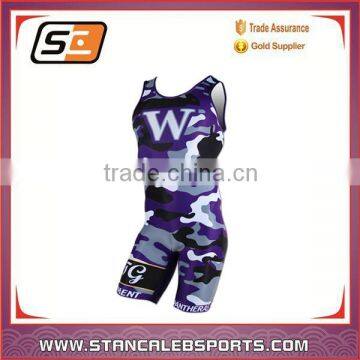 Stan Caleb 2016 cheap New Sublimation Wrestling Singlets for youth High quality best sublimation wrestling singlets lycra