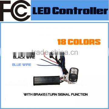 FCC Universal RGB RF Remote Controller for Motorcycle Auto LED Lighting System