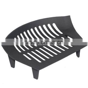 Cast Iron Fire gate, black fireplace grate