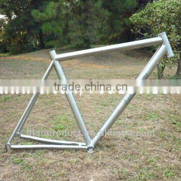 Titanium Bike Frame Road 700c Engraved Logo/Sandblasted Logo/Internal Cable Routing