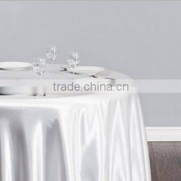 beautiful ,cheap,high quality satin round table cloths/satin table cloth