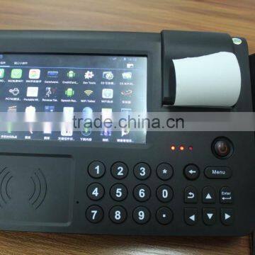 Android Multi-function 7 Inch Display Tablet POS with Thermal Printer,Wifi,GPRS,Bluetooth,Camera