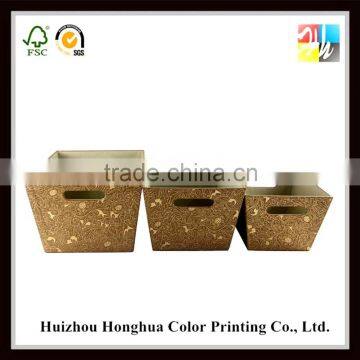 Handmade hight quality multipurpose cardboard storage box clothing packaging box