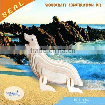 Wooden Seal Toy